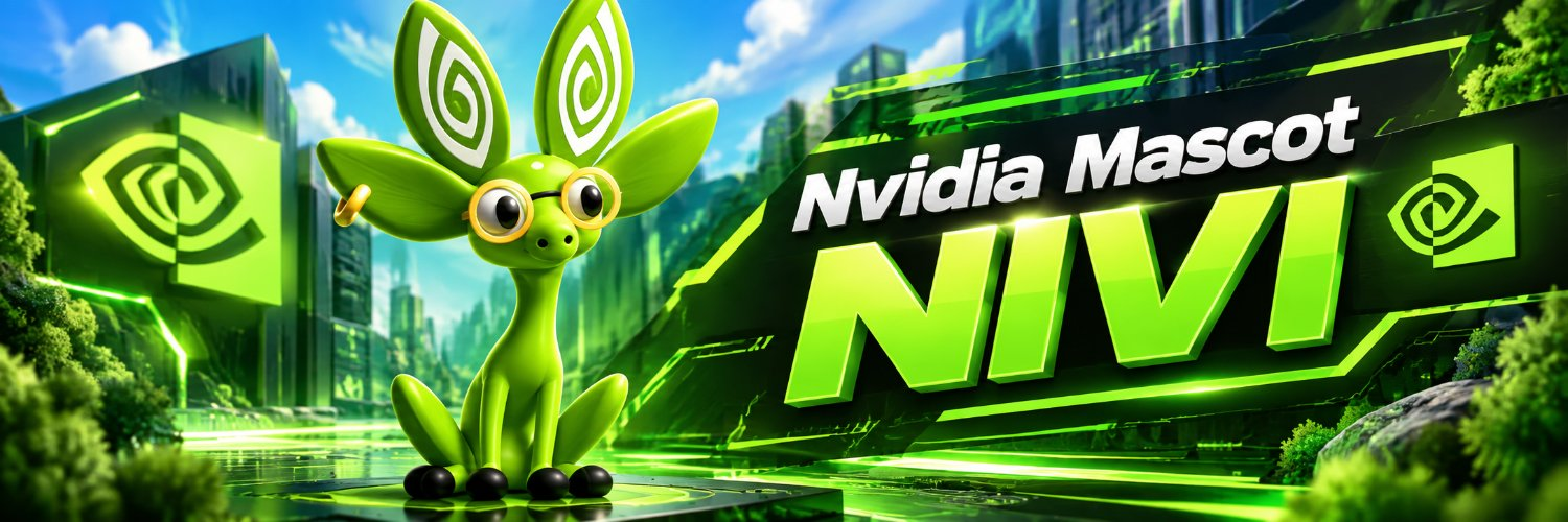 Nvidia Mascot NIVI banner
